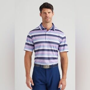 Bermuda Sands Sabastian Lilac Golf Polo XL UPF 50 + UV Protection NWT